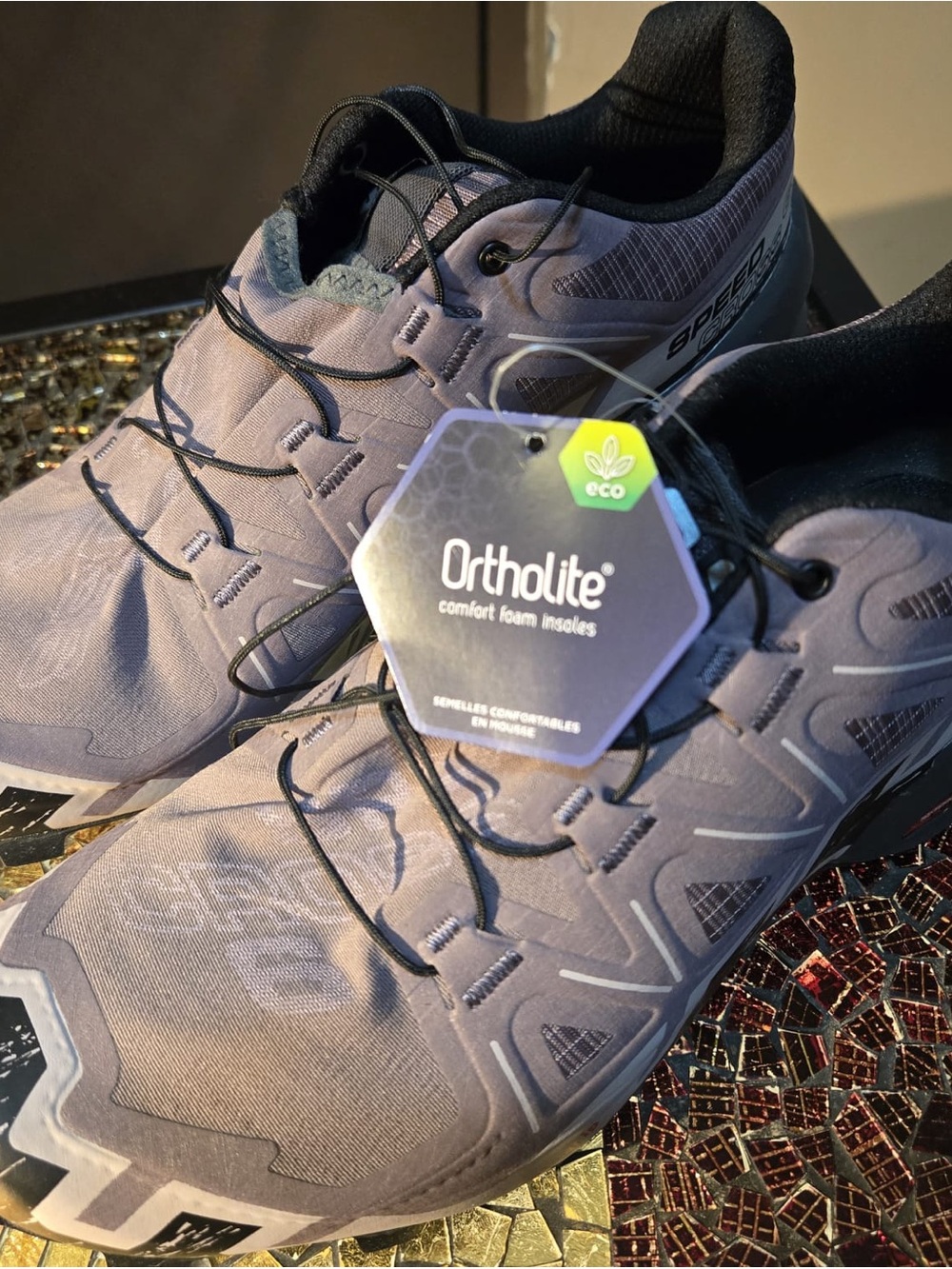 Ortholite Insoles Running Shoes in Gray